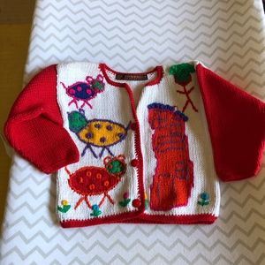 One of a Kind hand made sweater